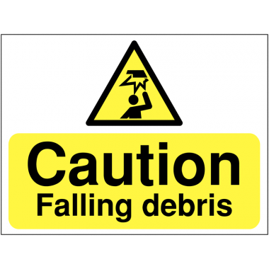Caution Falling Debris Signs